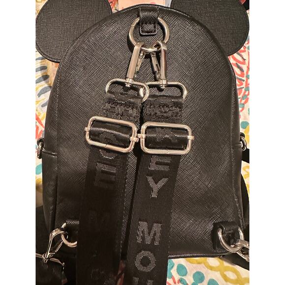 NWOT Disney Loungefly Mickey Mouse Icon Black and Red Mini Backpack - Picture 8 of 10